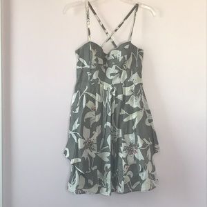 AEO Hibiscus Ruffle Dress